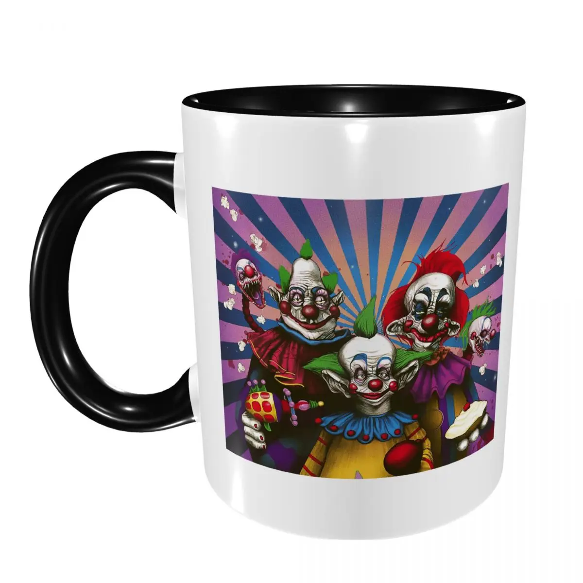 Killer Klowns From Outer Space Film Mug Funny Ceramic Coffee Cups Tea Mugs Milk Cup Drinkware Gift for Woman Man