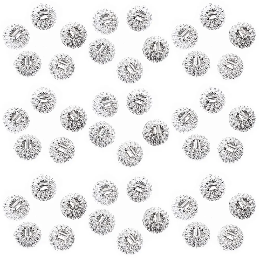 

100Pcs Round Plastic Xmas Ornament Caps Replacement Hangers Caps DIY Christmas Ball Tops Decorations Party Supplies