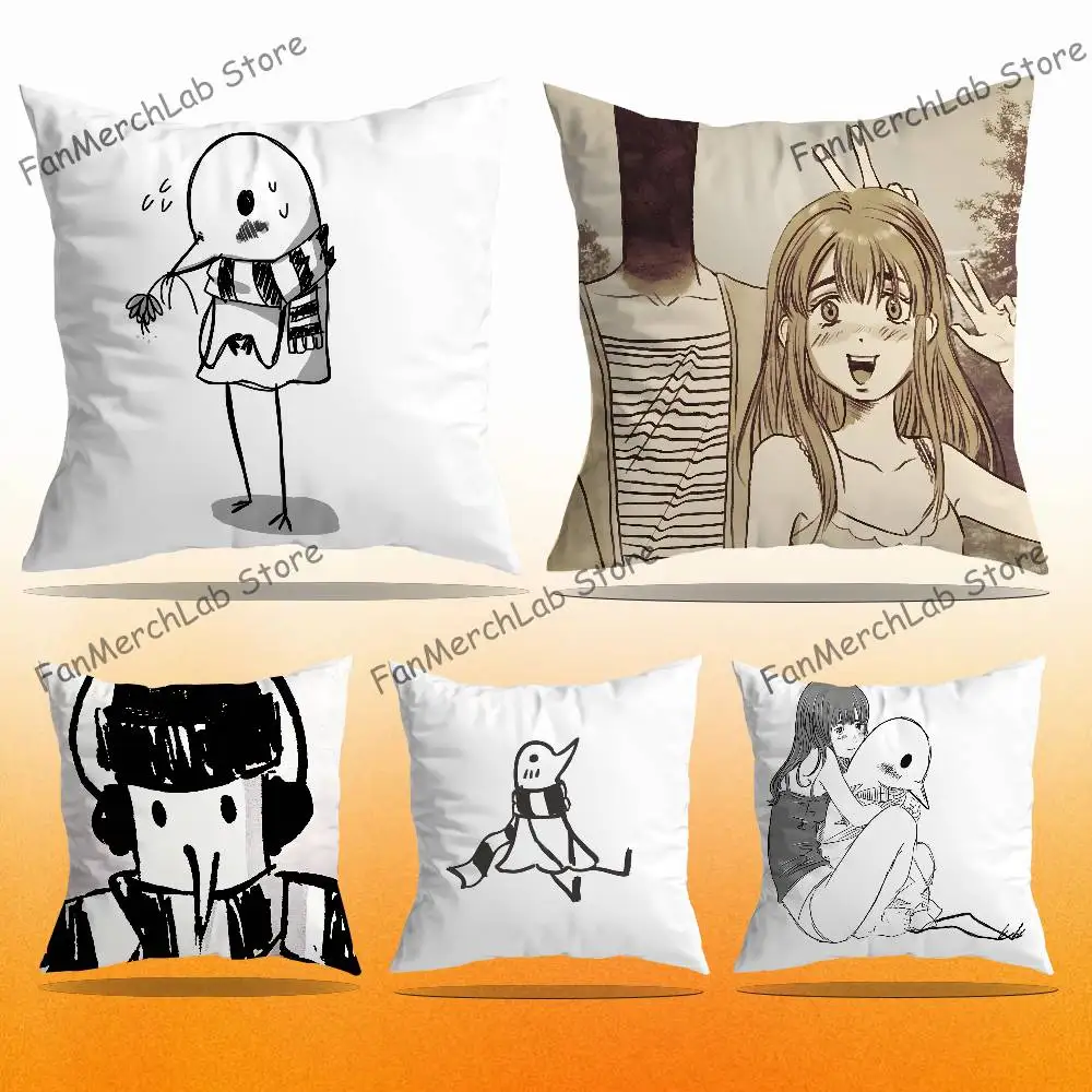 

G-Goodnight Anime P-Punpun Pillow Case Ultra Soft Skin Friendly Fabric Cloud Like Comfort & Concealed Zipper
