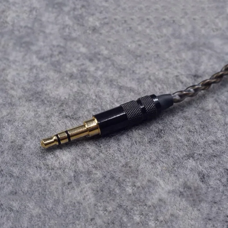 Кабель для наушников с посеребренным покрытием, 2,5 мм/3,5 мм, разъем 1,2 м, бескислородная медь, Hi-Fi кабель для наушников MMCX F7200 F4100 F3100 ER4SR ER4XR