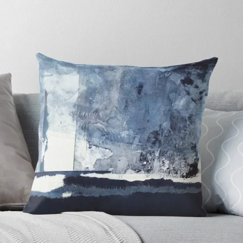 

Blue white abstract Throw Pillow christmas supplies christmas cushions covers Christmas Pillow Covers pillow