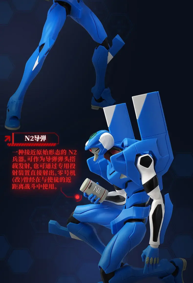 BLOKEES Original EVANGELION TYPE-00 TV 02 01 08 EVA00 NEON GENESIS EVANGELION Asuka Shinji Assembled Action Figure Anime Toys