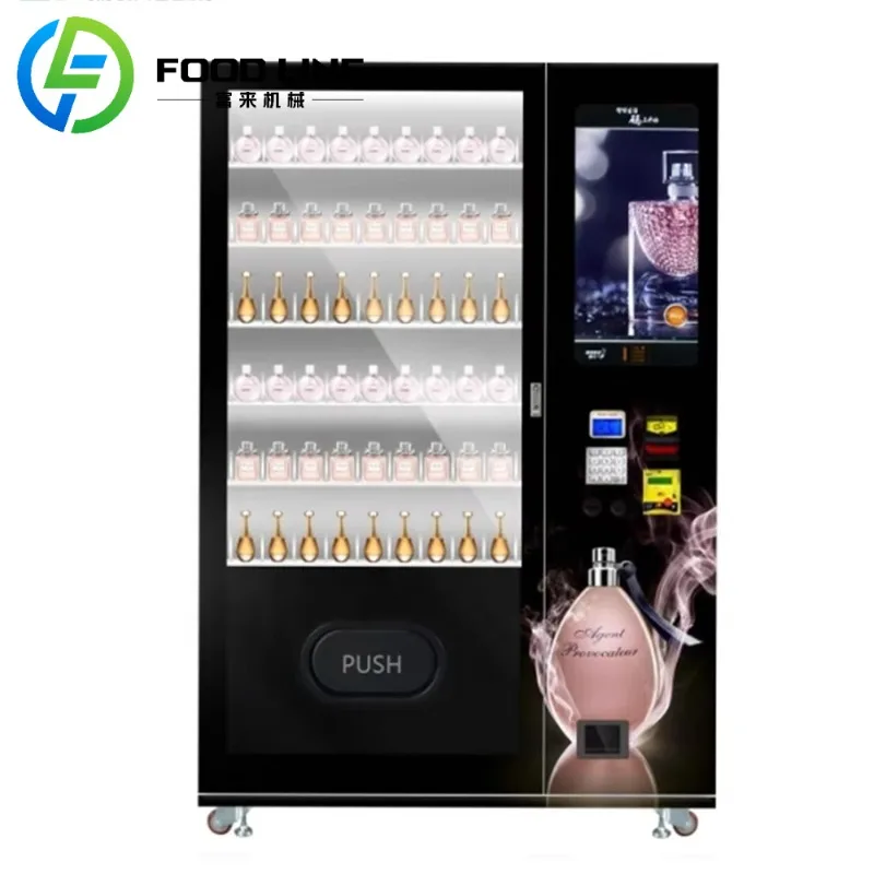 Selling Supplements and Skin Care Via Vending Machine Perfume Vending Machine with Age Verification