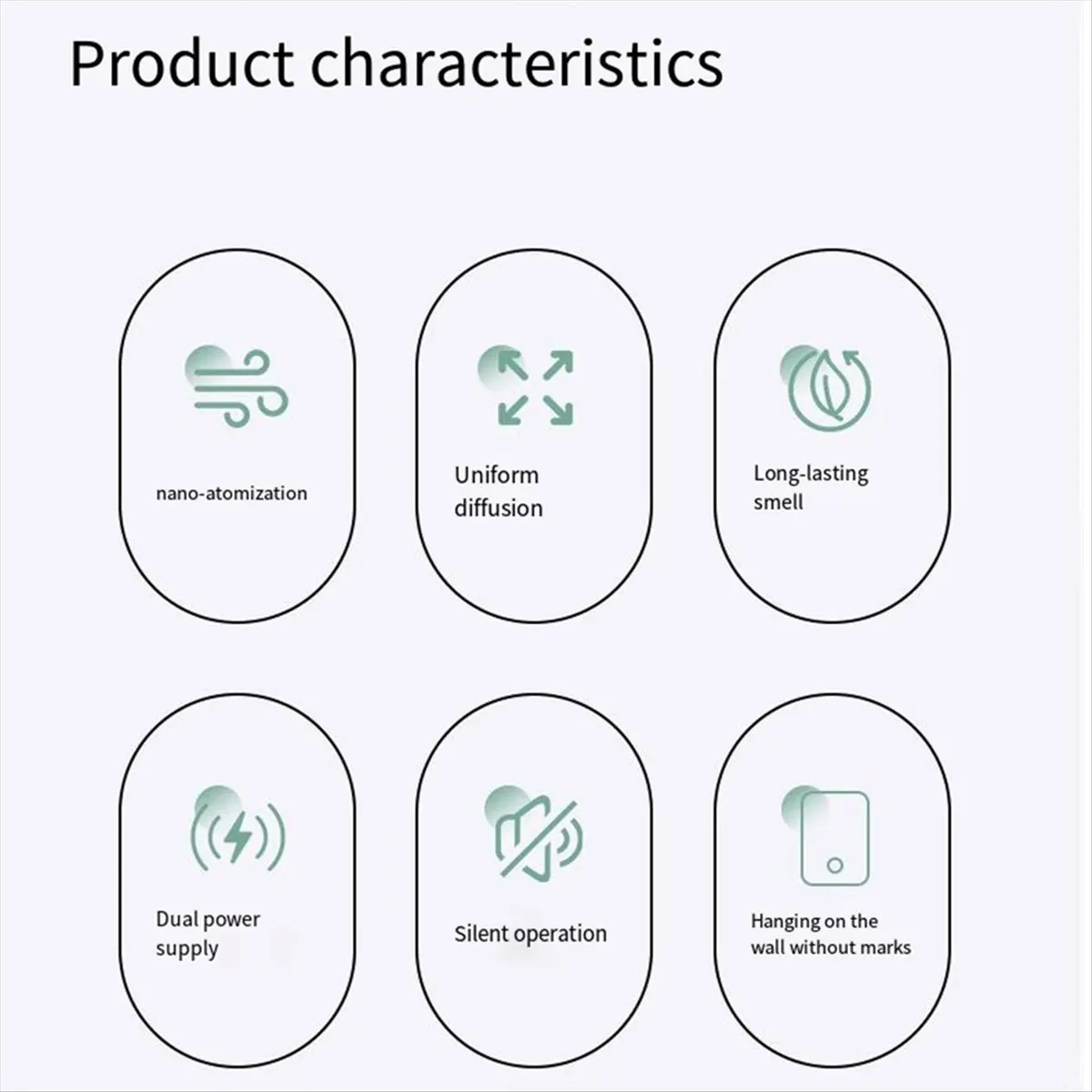 Newly Designed Small Area Sniffer Electronic Fragrance Essential Oil Ultra Quiet Odor Diffuser EU Plug
