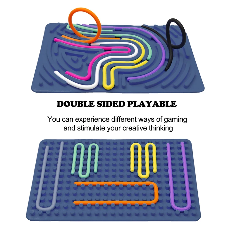 กระดานกิจกรรมเสริมประสาทสัมผัสสำหรับเด็กชายและเด็กหญิงเพื่อคลายความเครียด ความวิตกกังวล และอาการออทิสติก ของเล่นที่ต้องมีสำหรับการเดินทางที่สงบและบนเครื่องบิน