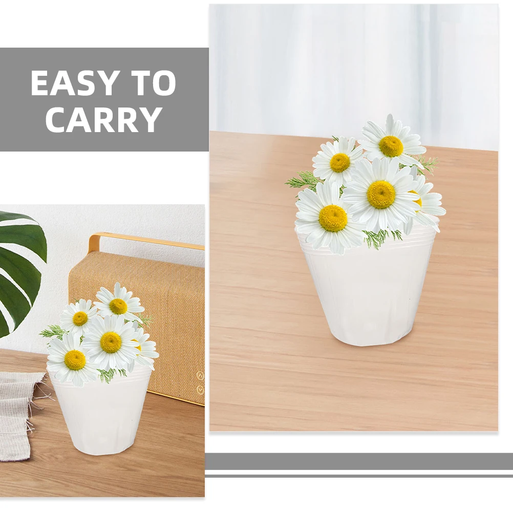 10Pcs Plastic Planter Liners Transparent Design for Easy Monitoring Versatile Use for Various Plants Indoor Outdoor