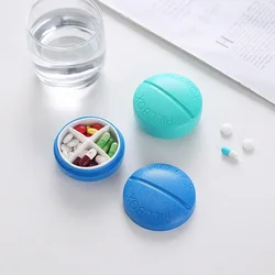 4 Slots Cross Portable Plastic Medical Medicine Drug Storage Box Jewelry Beads Organizer Mini Pill Cases Pill Case Drugs box 1PC