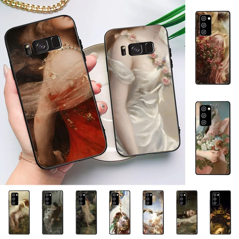 Renaissance Art Painting Pattern Phone Case For Samsung Note 8 9 10 20 Pro Plus Lite M 10 11 20 30 21 31 51 A 21 22 42 02 03