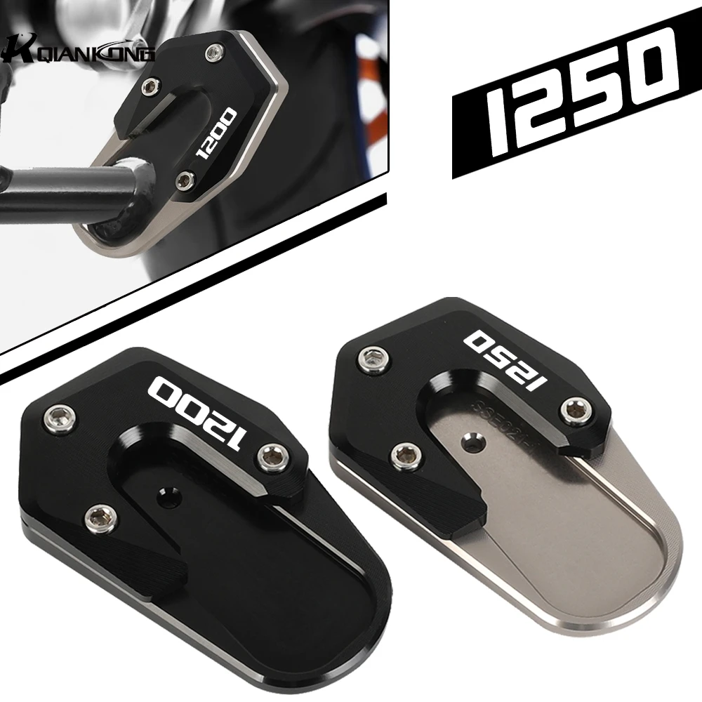 For BMW R1200RT R 1200 RT 2014 2015 2016 2017 2018 2019 Motorcycle Kickstand Foot Side Stand Extension Enlarger Plate Pad Parts