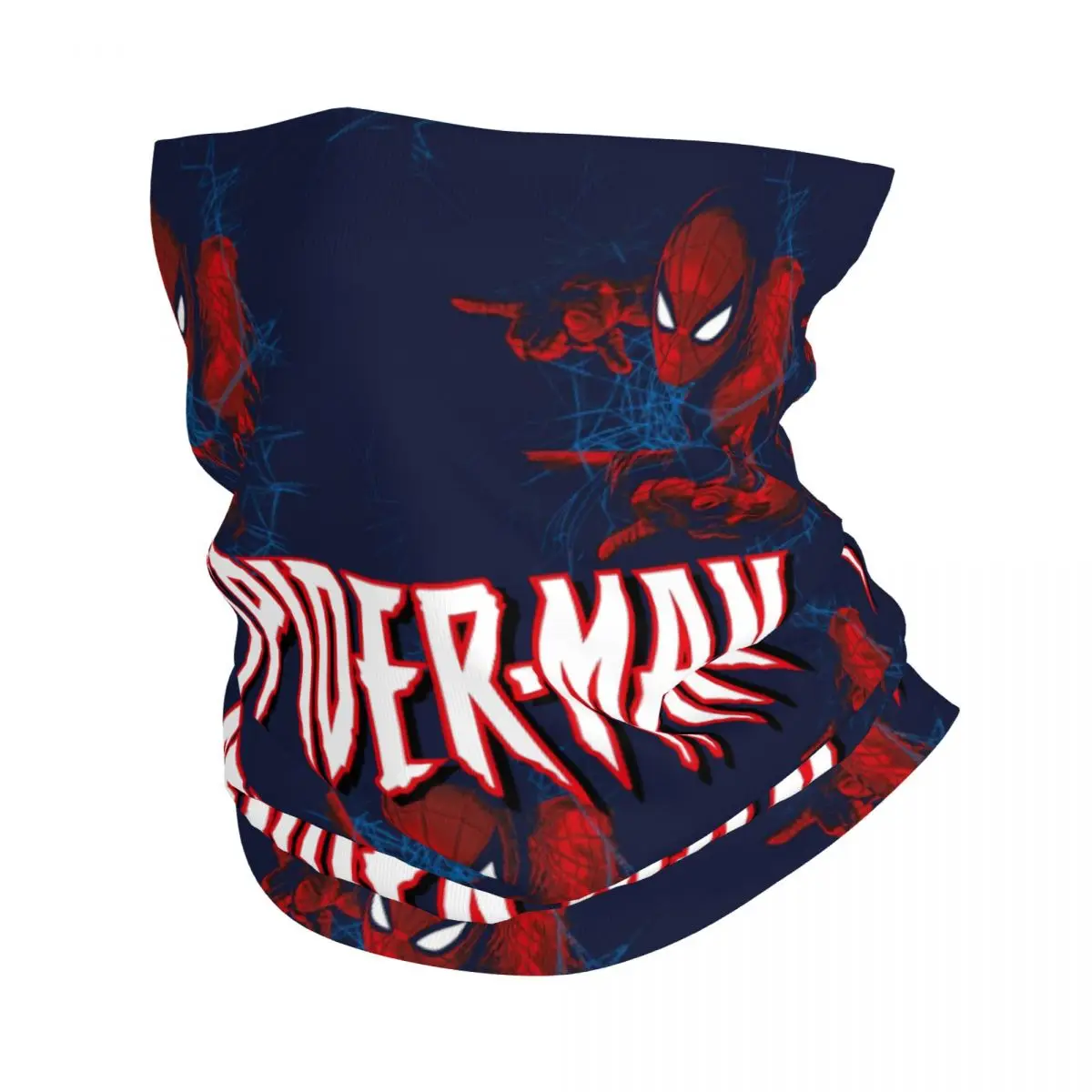 Tekenen Marvel Spider Man Bandana Nek Gaiter Motorcross Gezichtsmasker Bivakmuts Unisex Volwassen Winddicht