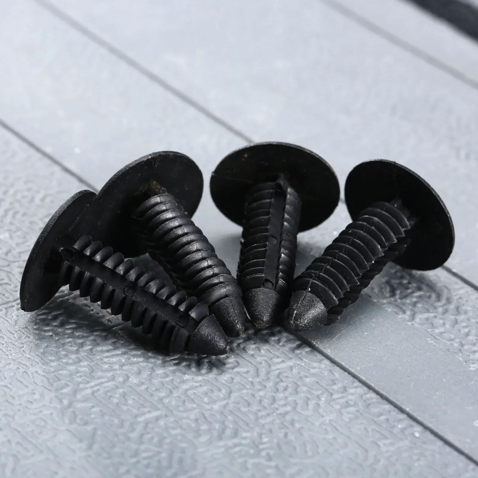 50Pcs Auto Fastener Clip Plastic Rivet 6.4mm Hole Engine Cover Bumper Hood Fender Splash Guard Retainer Car Door Trim Panel Clip