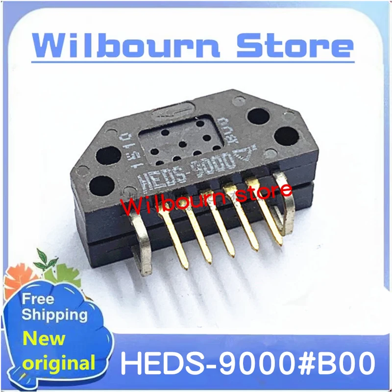 100% New original 1pcs/lot 100% new HEDS-9000#B00 HEDS-9000-B00 SIP-5 encoder