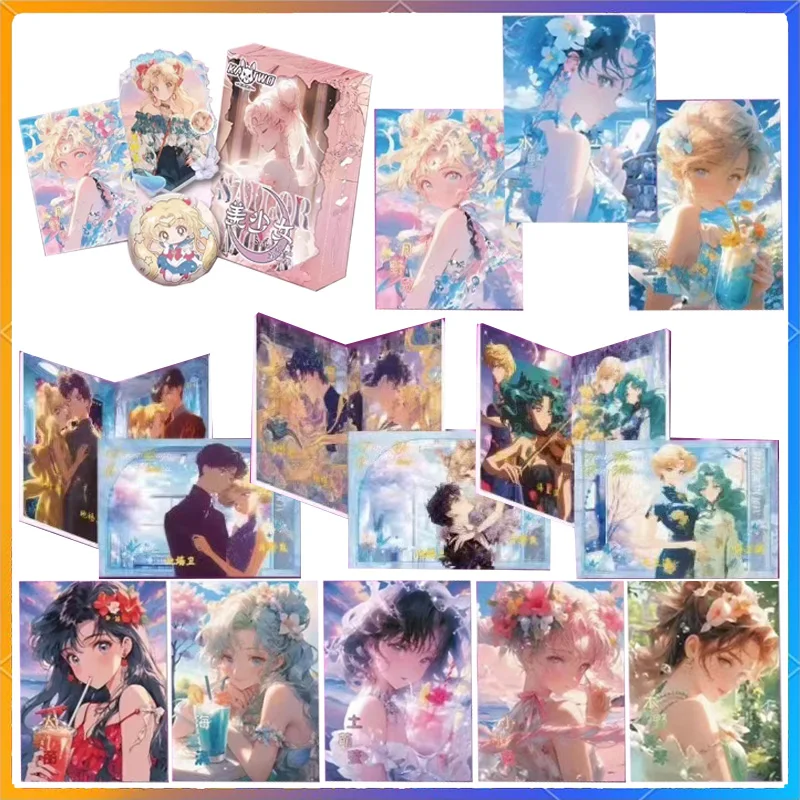 Sailor Moons Card Limited Sale New Style ACG Goddess Story Adult Hobbies Loli Girls  Loong Year Collect Card Holiday Gift