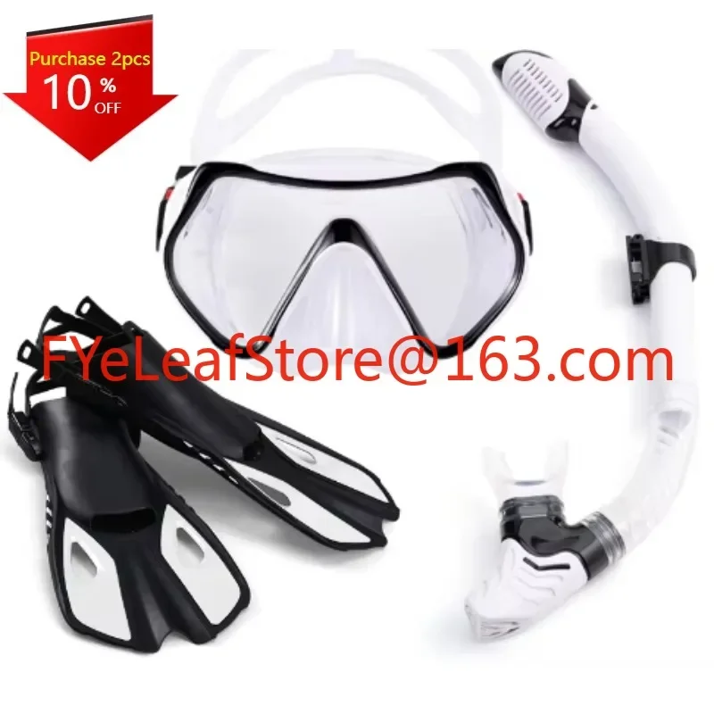 Hot Sell Diving Equipment Set Swim Mask Adults Children Diving Fins High Quality Snorkel