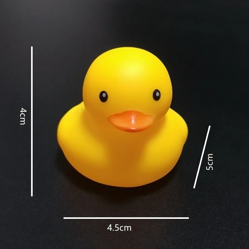 10pcs Rubber Ducks Bath Toys Baby Shower Water Cute Birthday Classic Boys Girls New Year Christmas Funny Gift For Kids Children