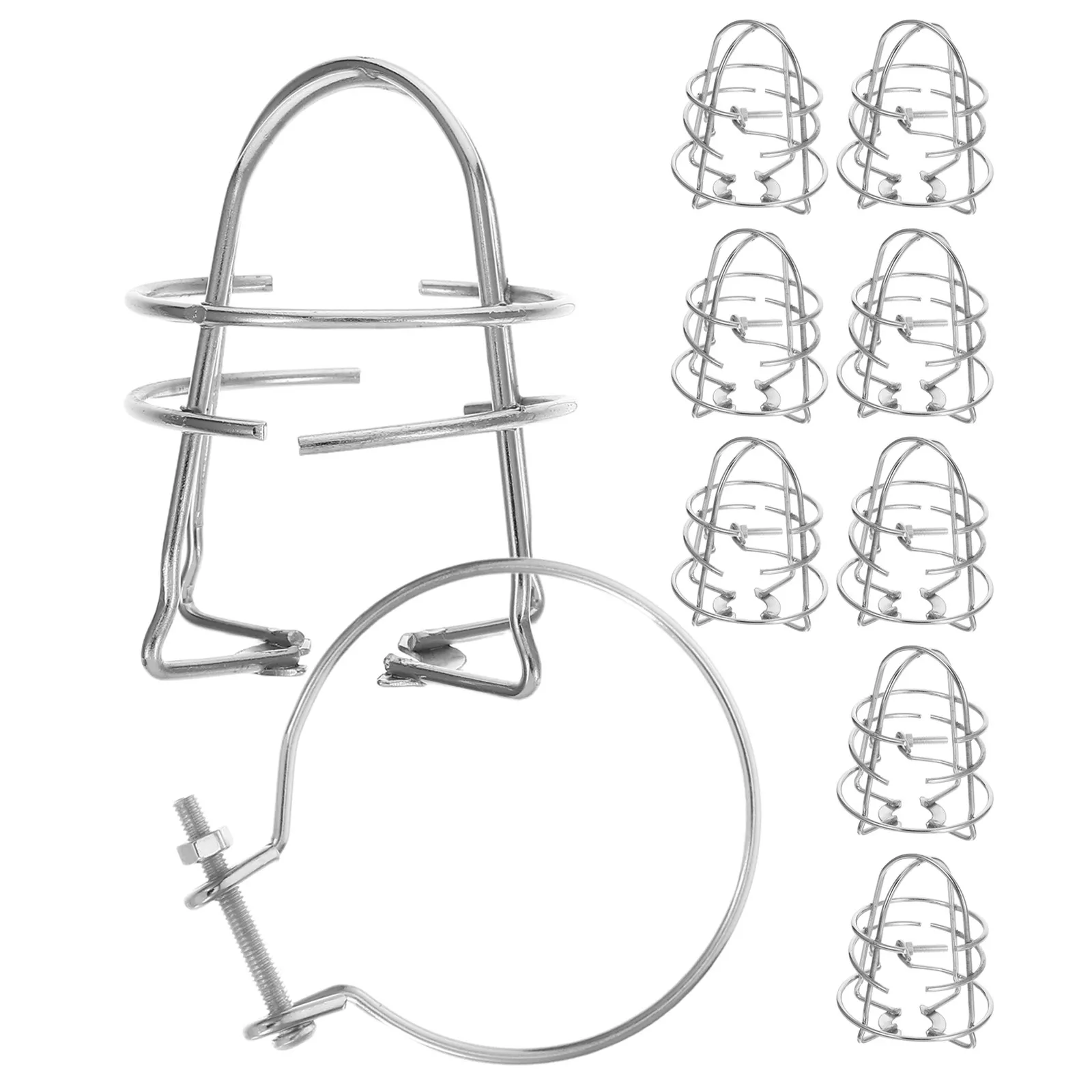 8Pcs Fire Sprinkler Guard Cover Metal Cage Protector Ceiling Mount Fire Sprinkler Head Cover Prevents Accidental Damage