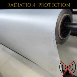 Rolled-up Copper Fabric Military Grade 105dB Shielding EMF RFID Blocking Highly Conductive Best Anti-radiation Protection Cloth