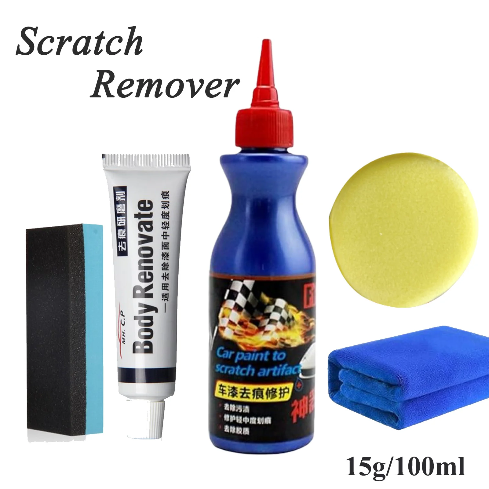 

Car Scratch Removal Auto Scratch Remover Compound Car Paint Scratch Repair Auto Polish And Paint Restorer Vehicle Paint