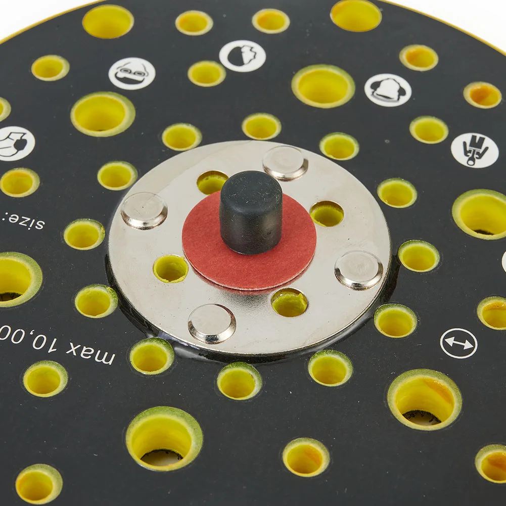 Plant Labels Backing Pad 6 Inch Accessories Pad Replacement Backing Dust For-MIRKA Hook&Loop PUR Molded Sanding 1*