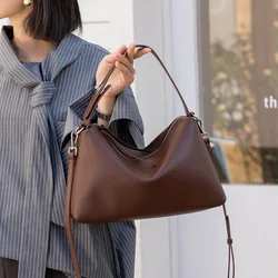 genuine leather fashon brand luxury designer women shoulder cross bags ladies good quality handbag 2025 new