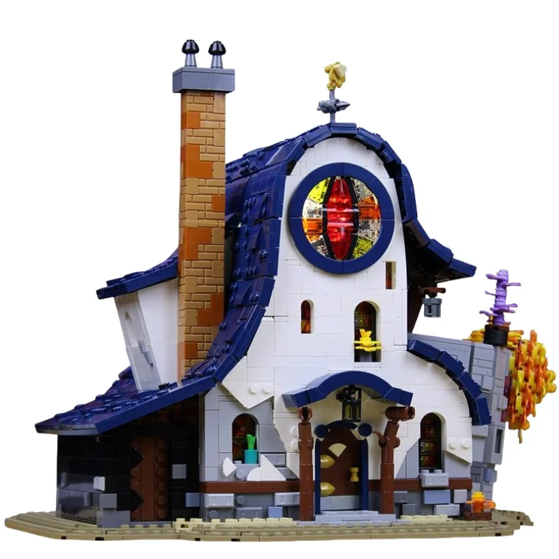 

2025 New Forest Architecture Owl Houses Building Blocks DIY Home Model Assembly Sets Bricks Animals The Owl Shack Toys Kids Gift