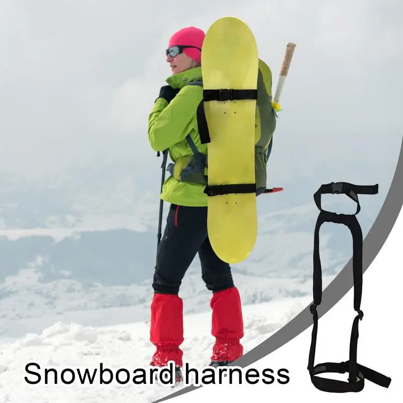 

Ремни для сноуборда для переноски Регулируемый держатель для лыж Ремень Поводки для сноуборда Шнур Компактные ремни для переноски сноуборда Лыжи