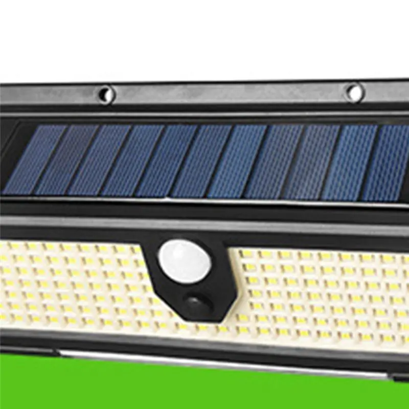 Lightweight 190 Light Warning Light Solar Wall Light Human Sensor Light Waterproof Garden Light Outdoor Light