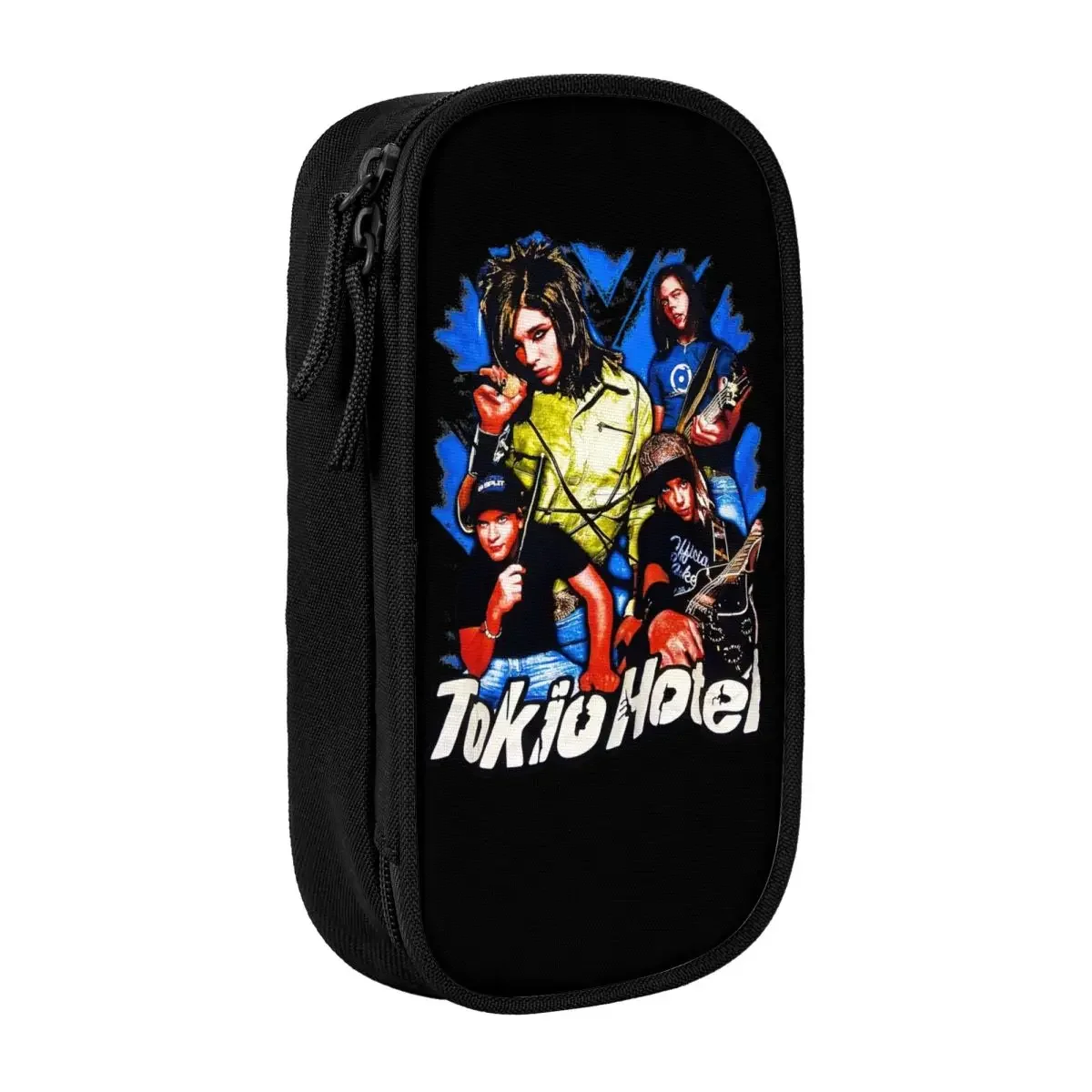 Kawaii Tokio Hotel Pencil Case for Girl Boy Large Capacity Rock Band German Pencil Bag School Accessories