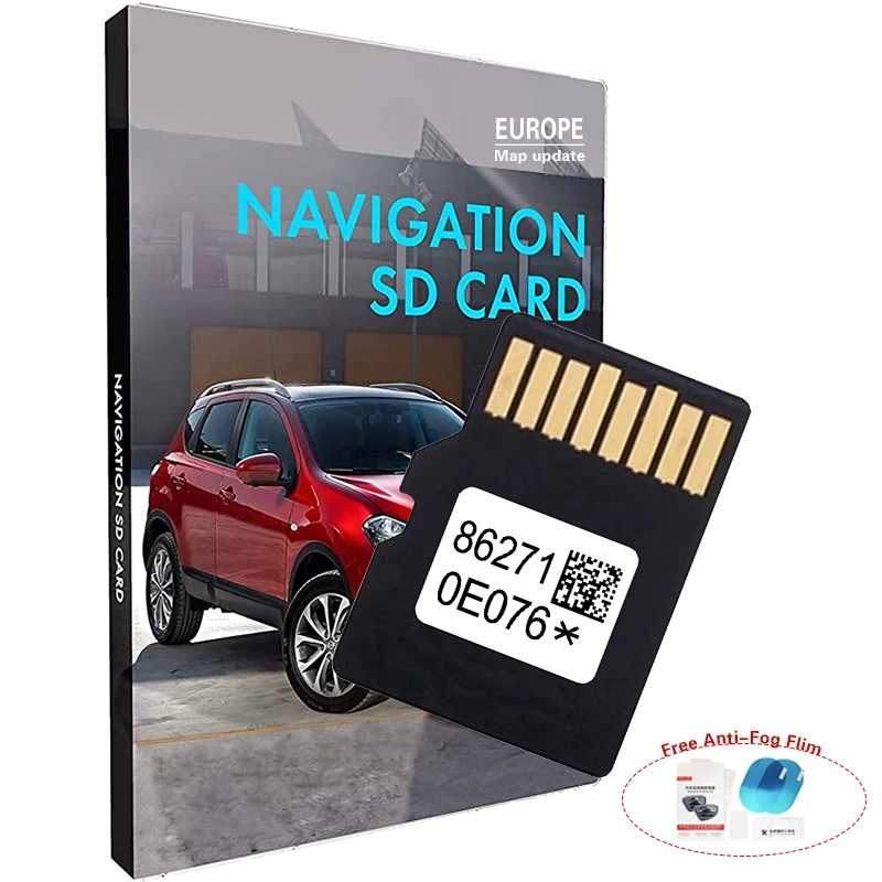 2024 for Toyota Corolla Prius 4Runner Latest 86271-0E076 Maps Update TF Card Navigation GPS Fit Sat Nav 16GB USA/CAN/MEX