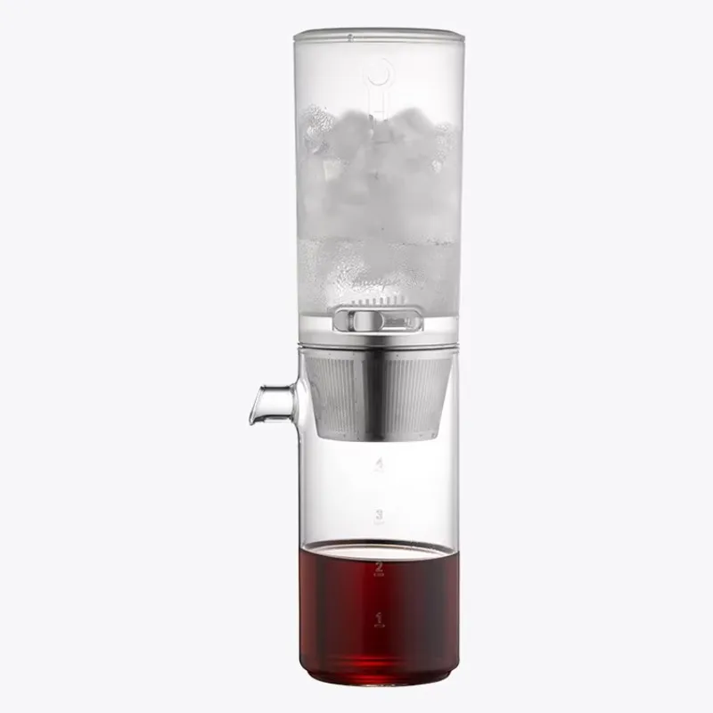 Household Portable Glass Drop Curling Concentrated Brewing Coffee Machine