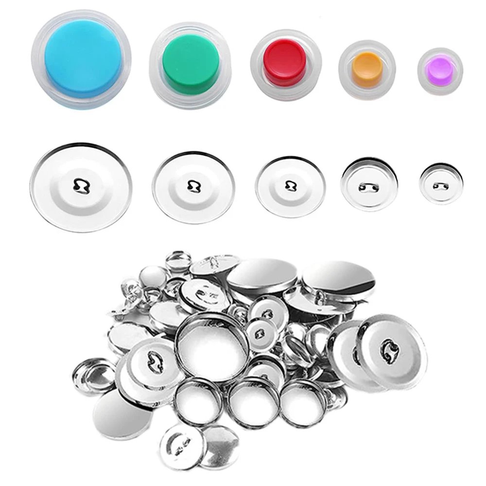 Kit de boutons de couverture bricolage, outil exécutif, décoration de vêtements, faire soi-même, 5 boutons différents, 1 ensemble