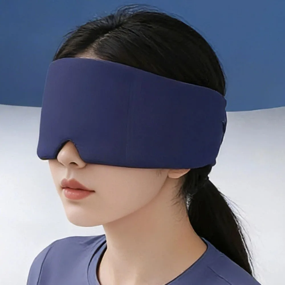 Soft Smooth Fabric Gravity Sleep Eye Mask Gentle Touch Balanced Gentle Weight Gravity Eye Mask Portable Slim Size Flexible Edge