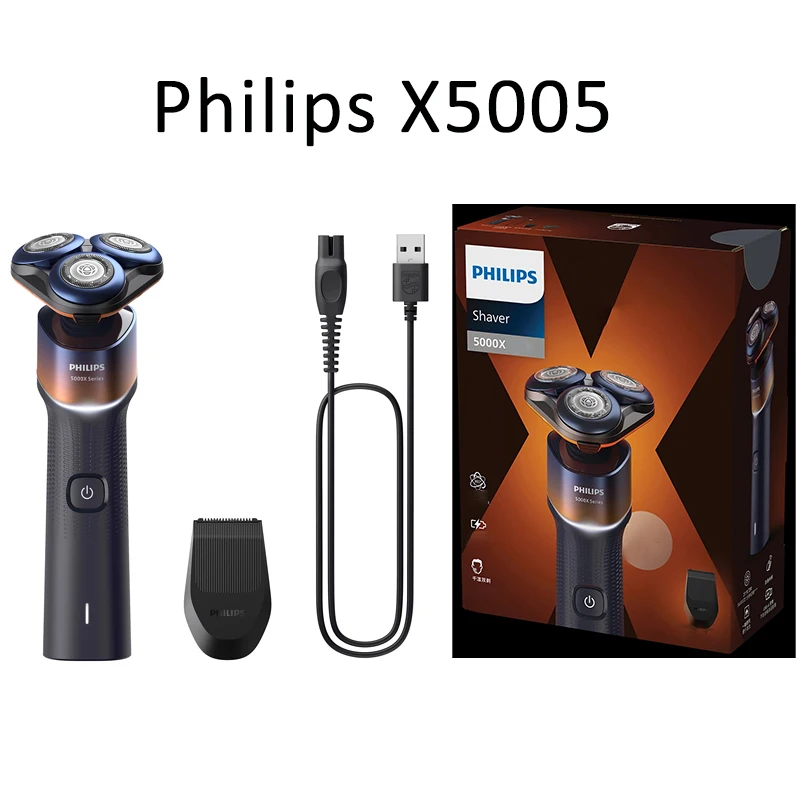فيليبس ماكينة حلاقة كهربائية S5831/X5001/X5005 الجلد الذكاء العائمة العسل القاطع الحلاقة شفرة فولاذية غير قابلة للصدأ الرجال كامل أداة تهذيب اللحية