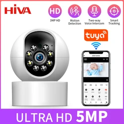 Hiva wi fi câmera ip 1080p inteligente câmera de vigilância segurança visão noturna infravermelha interior monitor do bebê câmera de rastreamento automático