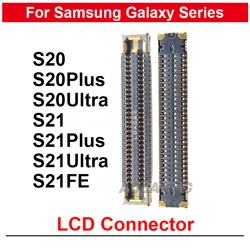 Conector de enchufe LCD FPC, piezas de repuesto para Samsung Galaxy S20 Plus, S20U, S21 Ultra, S21P, S21FE, Note20 Ultra, 2 unidades por lote