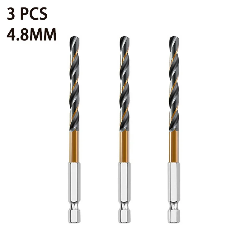 3/7/13PCS Hex Schaft Spiralbohrer Set Holz Metall Lochschneider Kernbohrwerkzeug Kobalt Bohrer Bits 1,5 2 2,5 3 3,5 4 5 6mm HSS
