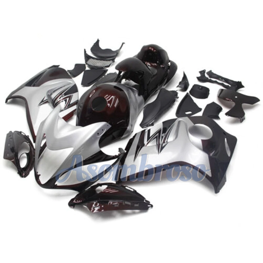 Fairings Kits for Suzuki GSX1300R 2008-2020 19 18 16 17 09 12 15 13 10 Hayabusa GSX-1300R Motorcycle Fairing Silvery Black