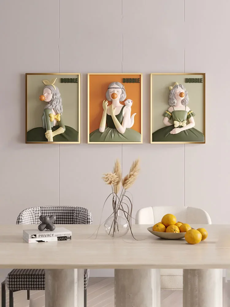 

Современный домашний декор, декоративные картины, украшение для гостиной, 3D стереоскопическая фреска, аксессуары для спальни, украшение на стену, фреска