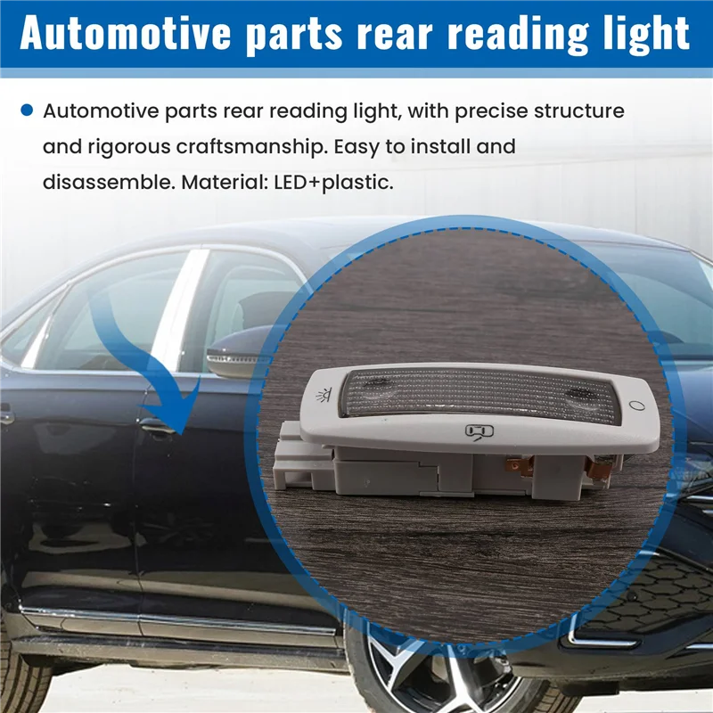 

A09E-Car After Reading Map Купольный светильник 3B0947291 B для Golf Passat Tiguan Caddy Skoda