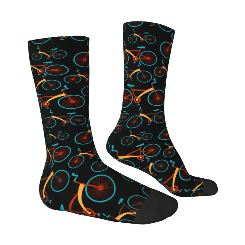 MTB Mountain Bike Vestido Meias para Homens e Mulheres, Moda Quente, Novidade, Amor, Crew Socks