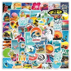 10/30/50/100pcs Hawaii Sommer Surfen Aufkleber tropischen Strand Surf Aufkleber Reisegepäck Surfbrett Wasser flasche Aufkleber Spielzeug