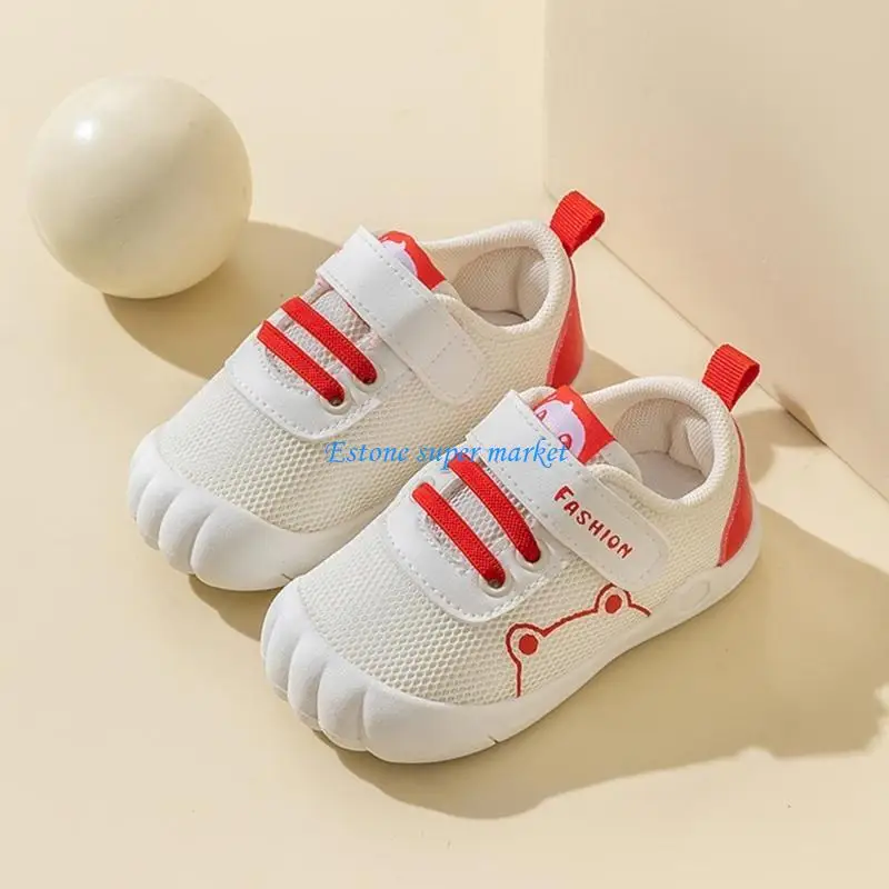 090B أحذية أطفال قابلة للتنفس وإغلاق قابل للتعديل أحذية أطفال أنيقة وعملية #6