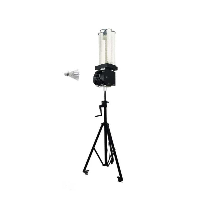 Automatic Badminton Shuttlecock Server  Remote Control Programming Badminton Trainer Server Badminton Feeding Machine view 2