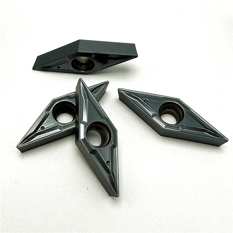 VBMT160404 VBMT160408 LT10 inserto de carburo herramienta de torneado externo corte de acero de alta calidad procesamiento CNC inserto de torneado de torno