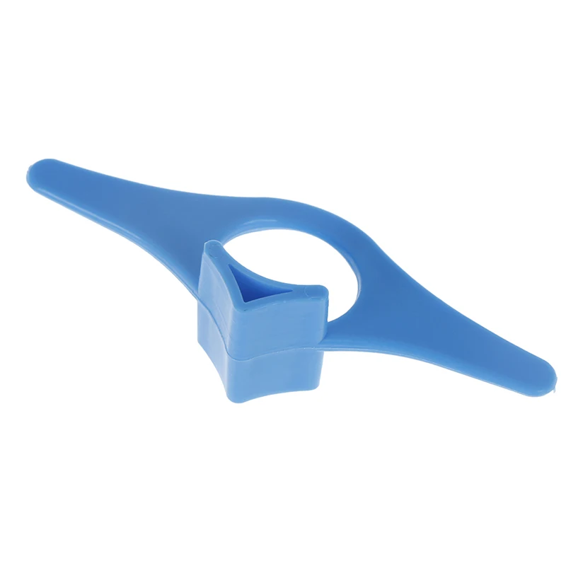 Marcador de pulgar de plástico portátil, soporte de página de Libro Azul, accesorios de libro convenientes, Clip de libro, lectura con una mano