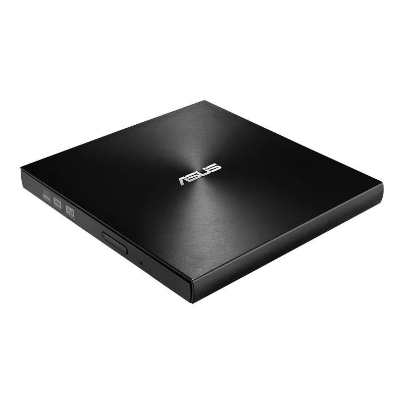 ASUS ZenDrive U9M (SDRW-08U9M-U)/موقد DVD محمول فائق النحافة 8X أسود مع USB Type-C وType-A