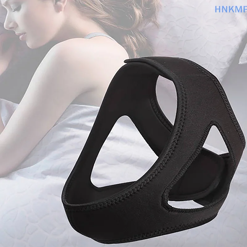 

Adjustable Neoprene Anti Snoring Strap Stop Snoring Chin Strap Snoring Mouth Guard Snoring Treatment Snore Relieve For Sleep