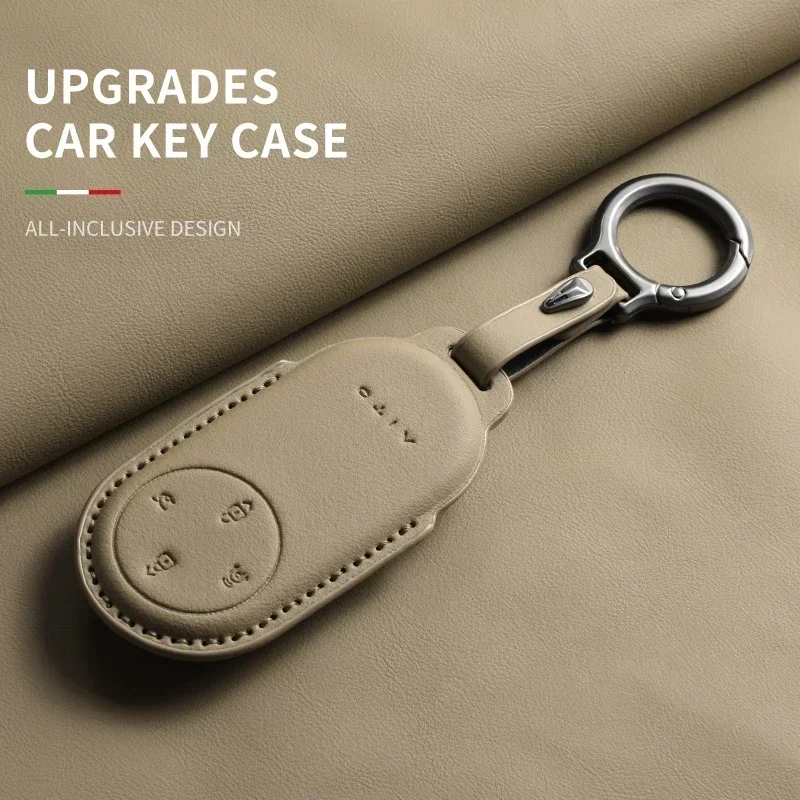 Original Color Car Key Case Cover For HUAWEI Aito M7 M8 M9 Anti-Scratch Durable Auto Remote Keychain Protector Shell Accessories image 6