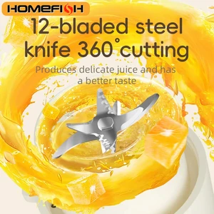 12 Blades 350 ml Elektrischer Mixer 350 ml Obst Squeezer USB -Mixer wiederaufladbar Smoothie Squeezer Cup Squeez 10 Hauptverkauf Orangensaft -Extraktor - №4