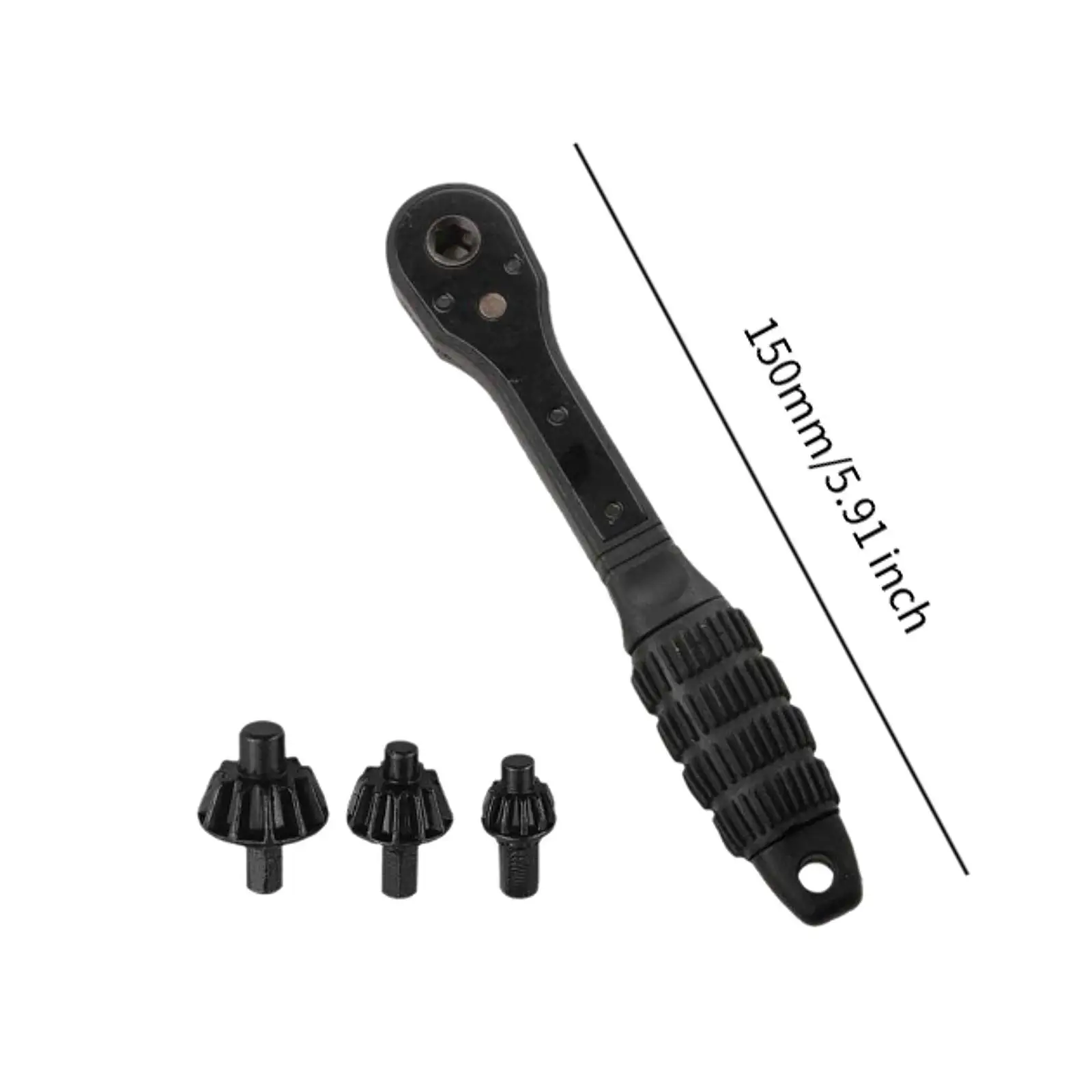 Quick Ratchet Wrench Easy to Use 10/13/16mm Chuck Sturdy Professional High Performance Chuck Key Wrench for Home Shop Repair